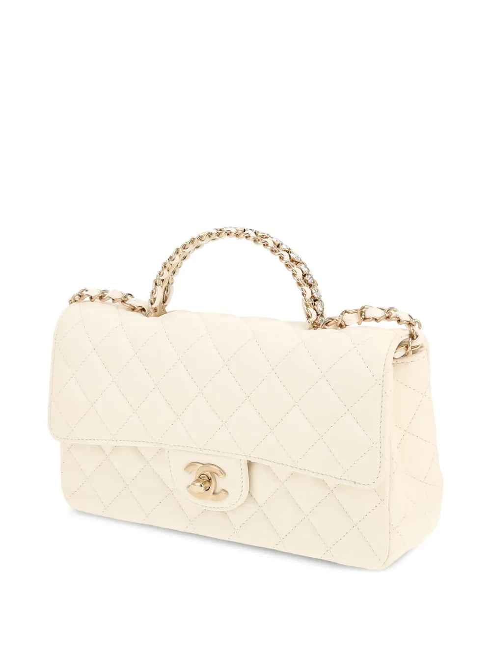 Chanel Pre Owned 2020S Quilted Top Handle Tote Bag — Same as shown — Size One Size — Detail View