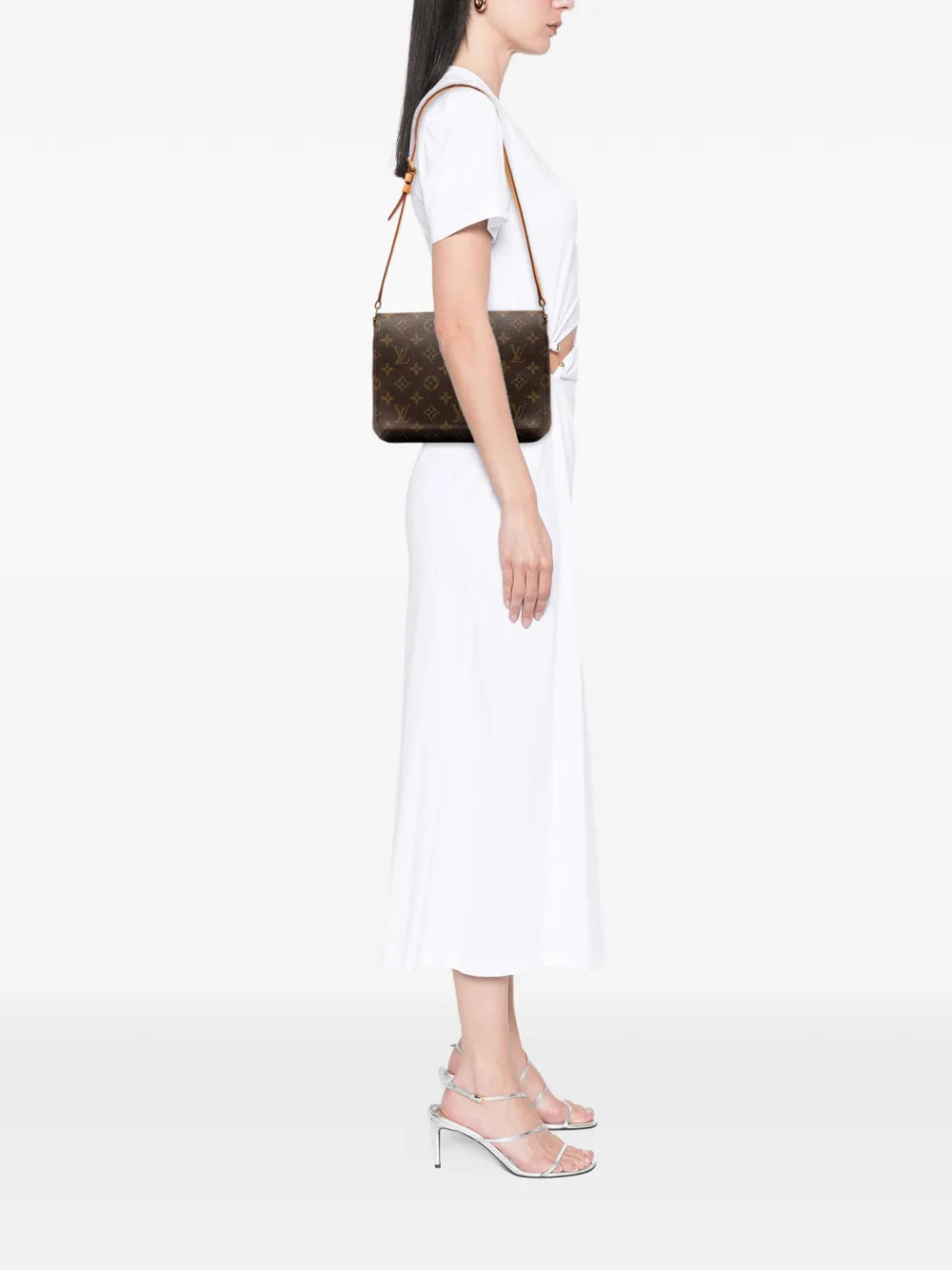 Louis Vuitton Pre Owned 2001 Monogram Musette Tango Short Strap Shoulder Bag — Same as shown — Size One Size — Front View