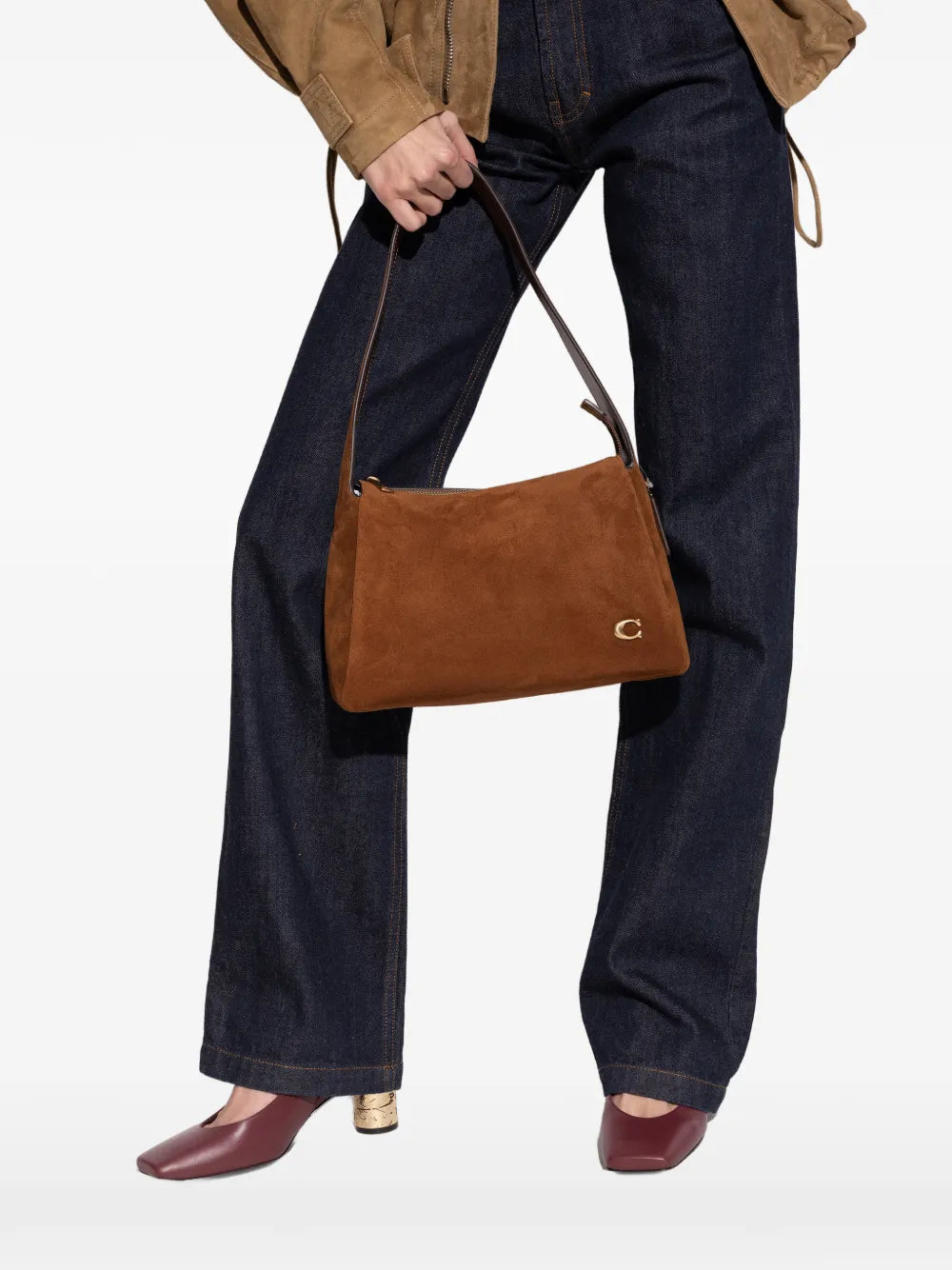 Coach Lola Initial Logo Zip Tote Bag — Same as shown — Size One Size — Side View