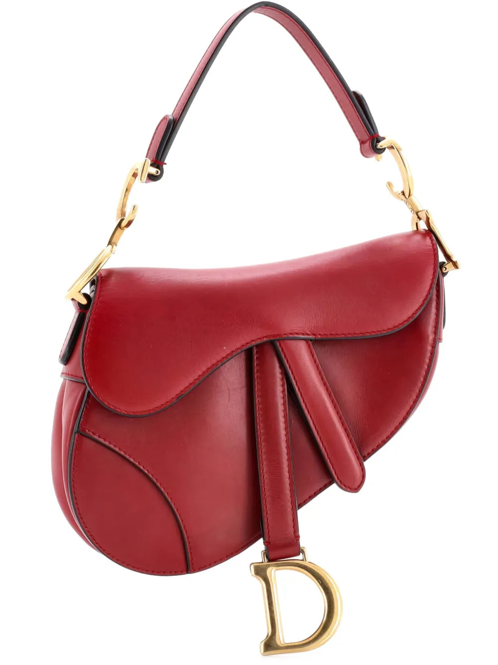 Christian Dior Pre Owned Saddle Handbag Leather Mini Shoulder Bag — Same as shown — Size One Size — Front View