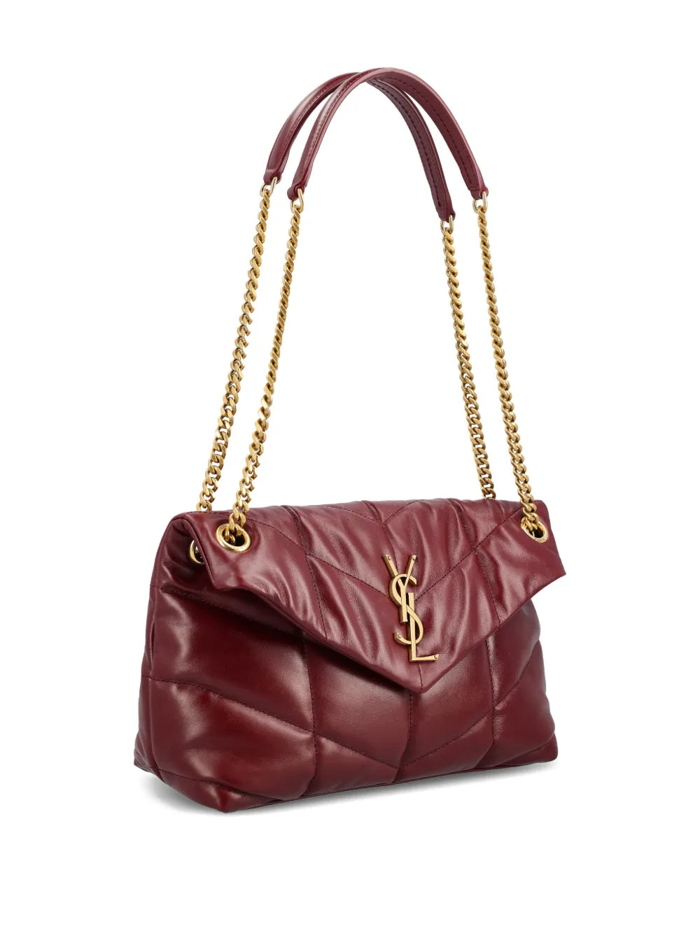 Saint Laurent Small Quilted Puffer Shoulder Bag — Same as shown — Size One Size — Back View