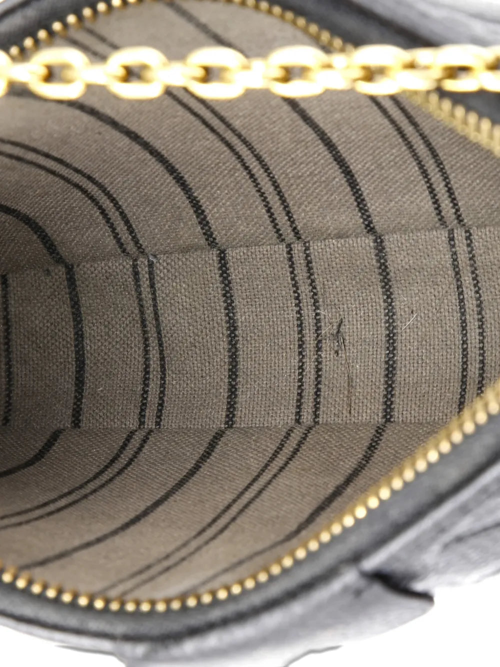 Louis Vuitton Pre Owned Easy Pouch On Strap Monogram Empreinte Leather Shoulder Bag — Same as shown — Size One Size — Detail View