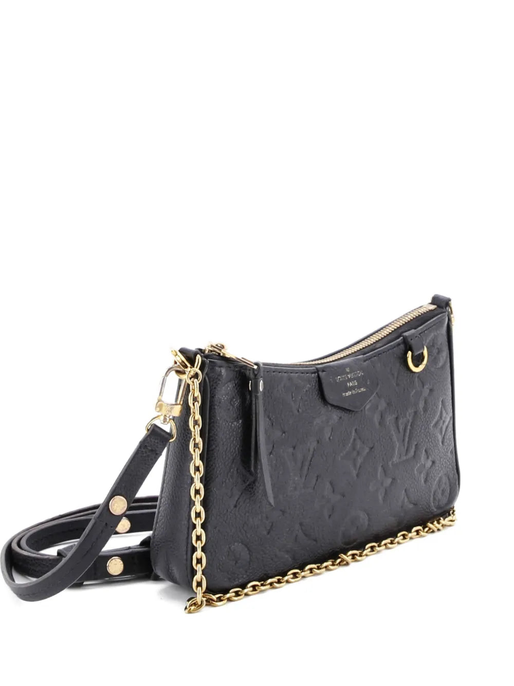 Louis Vuitton Pre Owned Easy Pouch On Strap Monogram Empreinte Leather Shoulder Bag — Same as shown — Size One Size — Front View