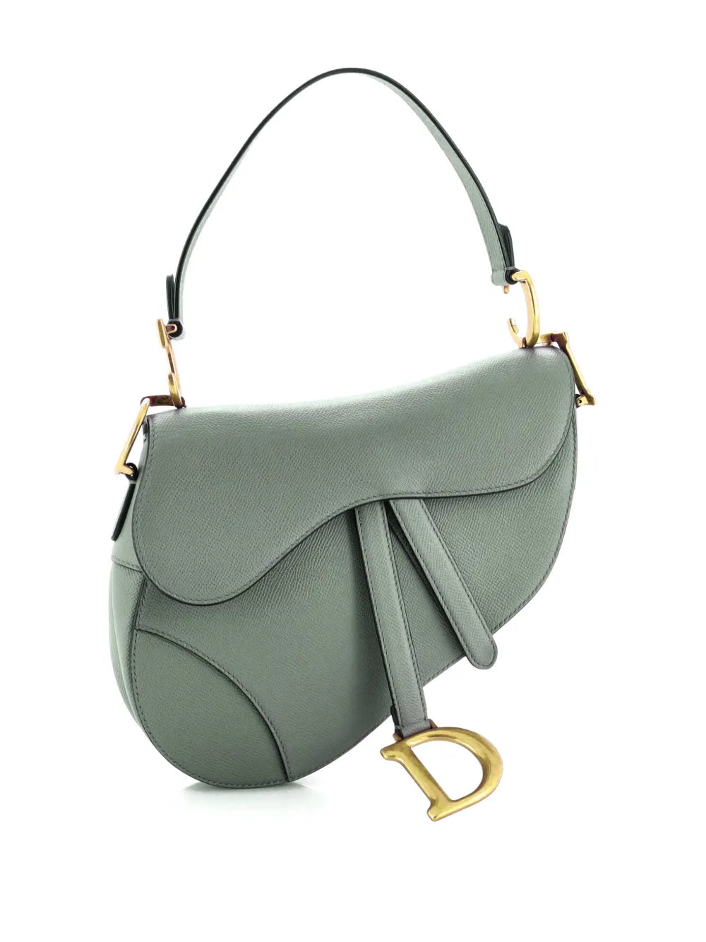 Christian Dior Pre Owned Saddle Handbag Leather Medium Shoulder Bag — Same as shown — Size One Size — Back View