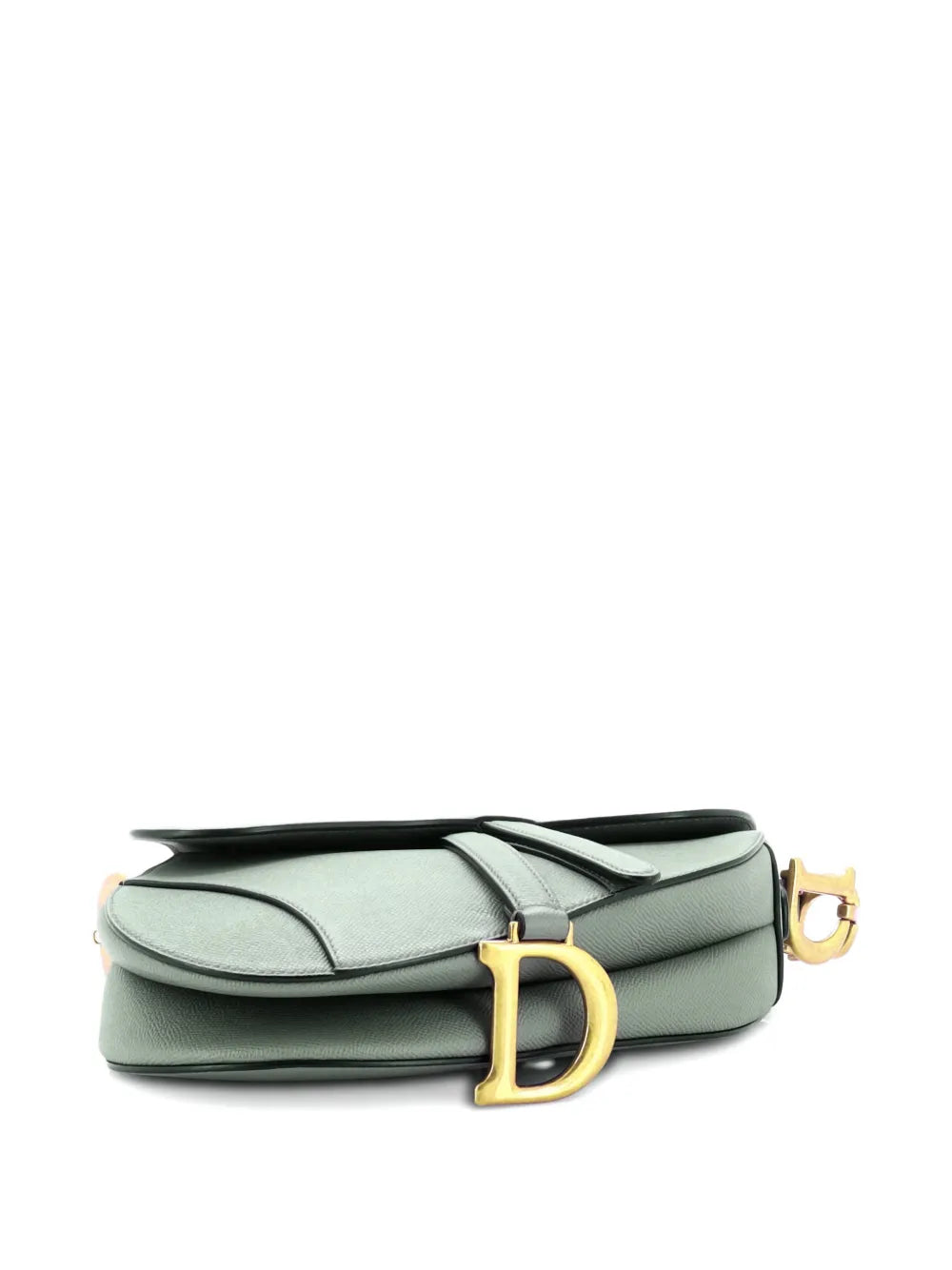 Christian Dior Pre Owned Saddle Handbag Leather Medium Shoulder Bag — Same as shown — Size One Size — Top View