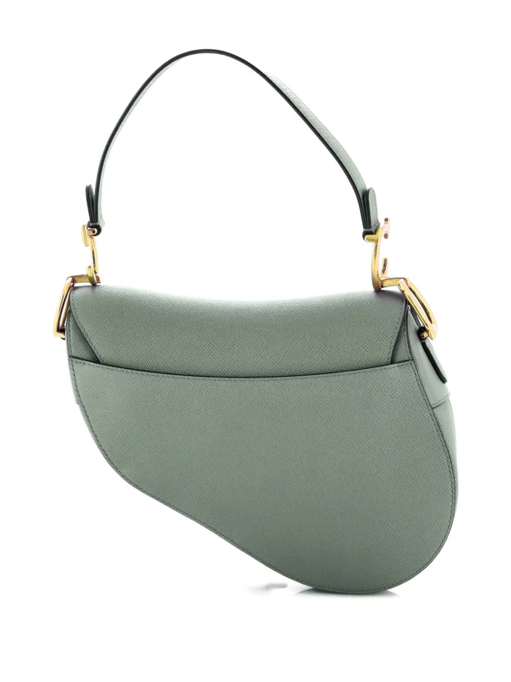 Christian Dior Pre Owned Saddle Handbag Leather Medium Shoulder Bag — Same as shown — Size One Size — Side View