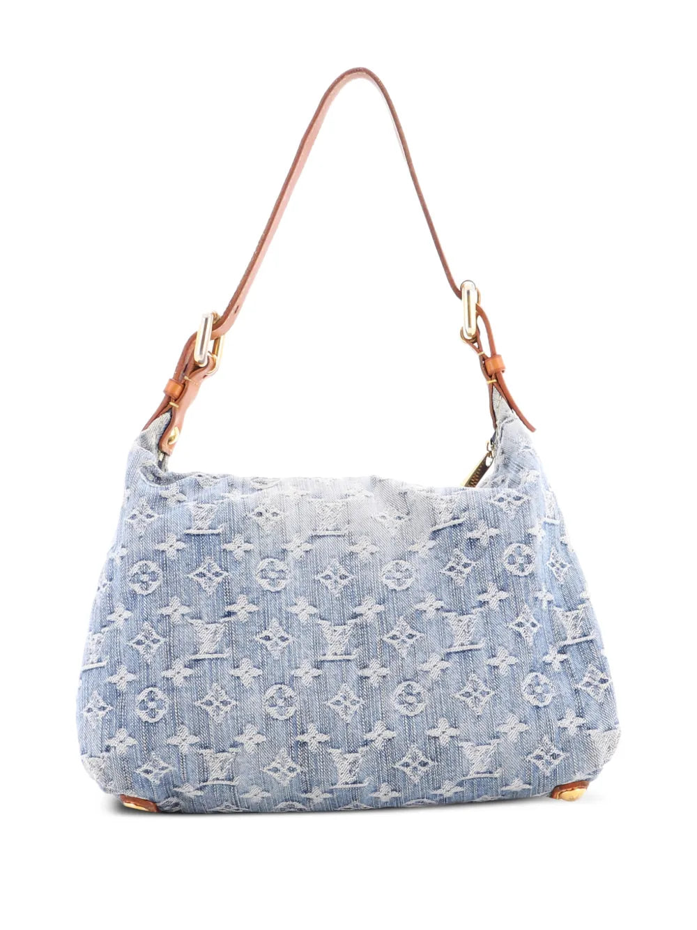 Louis Vuitton Pre Owned Baggy Handbag Denim Pm Hobo Bag — Same as shown — Size One Size — Side View