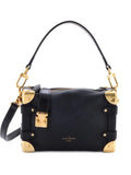 Louis Vuitton Pre Owned Side Trunk Handbag Taurillon Leather Pm Shoulder Bag — Same as shown — Size One Size — Front View