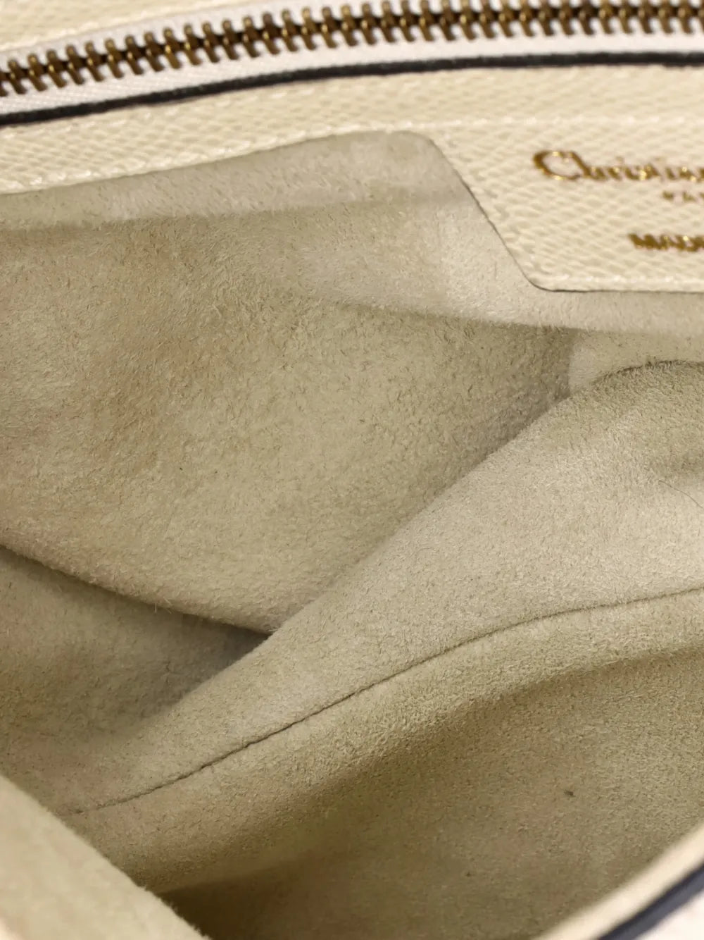 Christian Dior Pre Owned Saddle Handbag Leather Medium Shoulder Bag — Same as shown — Size One Size — Detail View