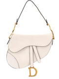 Christian Dior Pre Owned Saddle Handbag Leather Medium Shoulder Bag — Same as shown — Size One Size — Front View