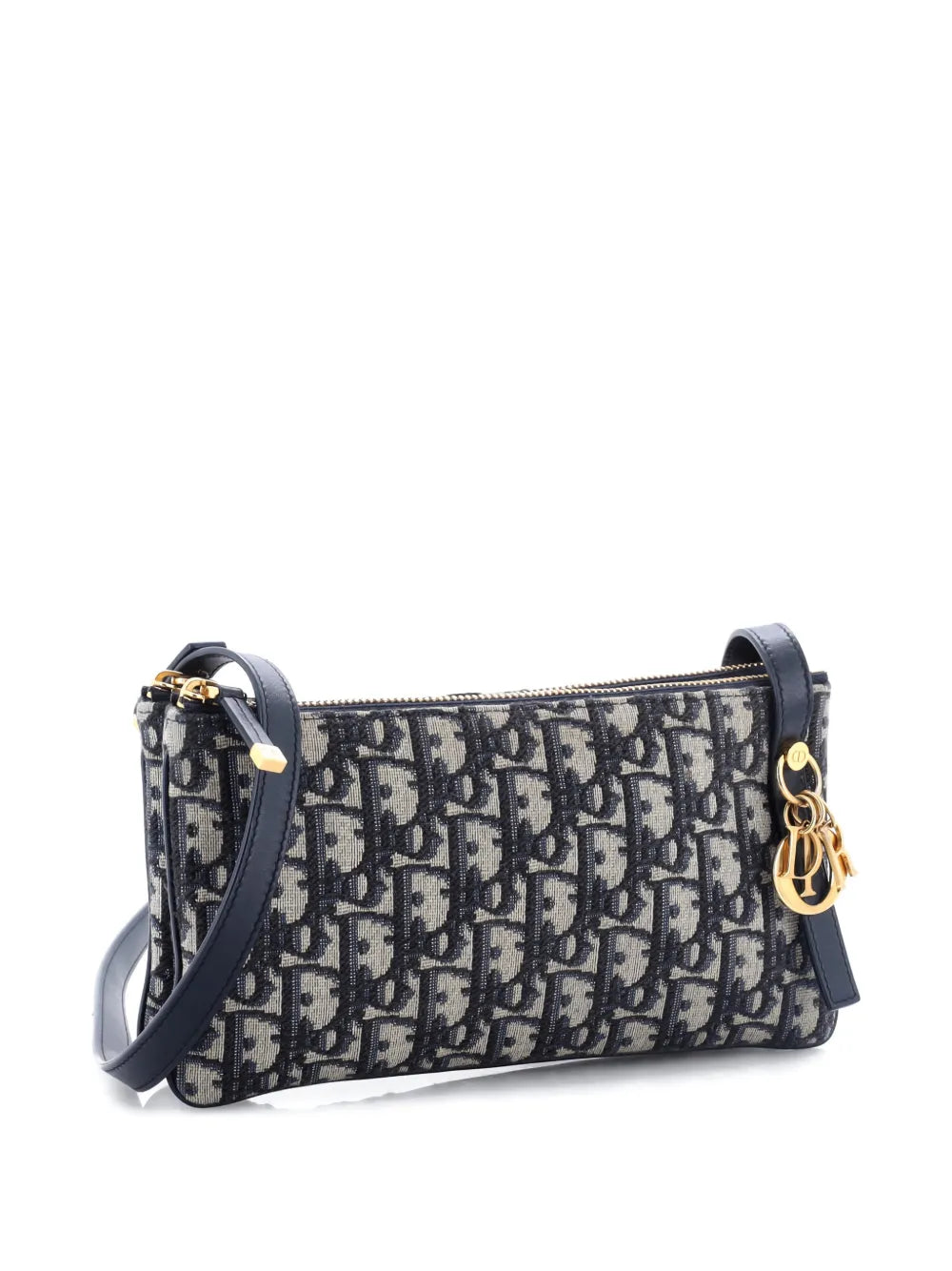 Christian Dior Pre Owned My Dior Duo Oblique Canvas Mini Shoulder Bag — Same as shown — Size One Size — Back View