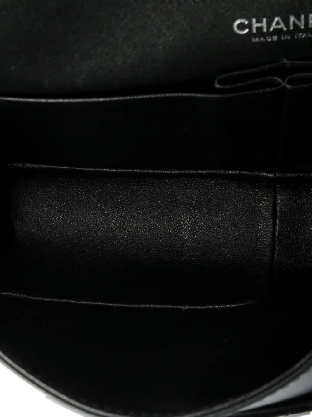 Chanel Pre Owned Reissue 255 Flap Bag Quilted Crinkled Patent 227 Shoulder Bag — Same as shown — Size One Size — Top View