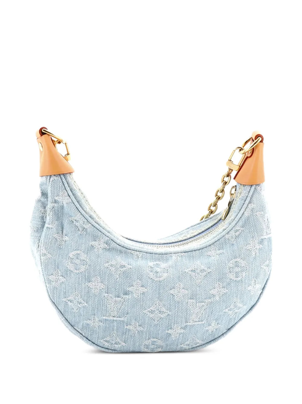 Louis Vuitton Pre Owned Loop Handbag Monogram Denim Hobo Bag — Same as shown — Size One Size — Side View