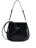 Prada Pre Owned Cleo Flap Shoulder Bag Spazzolato Leather Small Hobo Bag — Same as shown — Size One Size — Front View