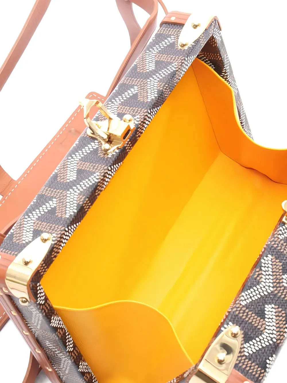 Goyard Pre Owned 2010S Minaudiere Trunk Shoulder Bag — Same as shown — Size One Size — Top View