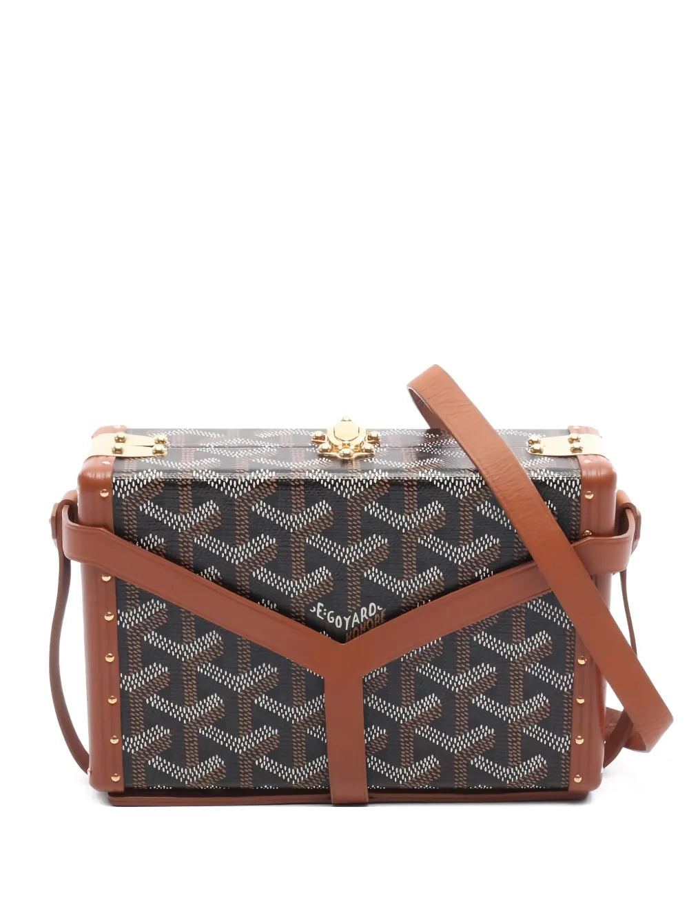 Goyard Pre Owned 2010S Minaudiere Trunk Shoulder Bag — Same as shown — Size One Size — Front View