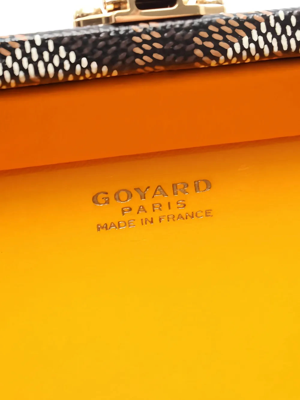 Goyard Pre Owned 2010S Minaudiere Trunk Shoulder Bag — Same as shown — Size One Size — Back View
