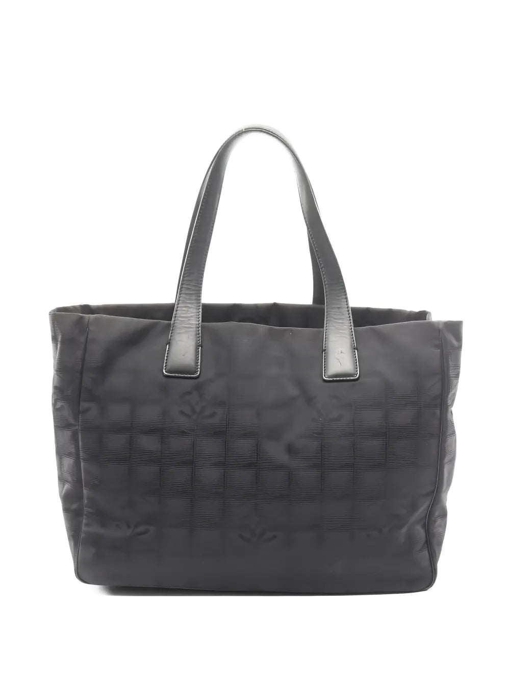 Chanel Pre Owned 2000 2002 Leather Travel Line Tote Bag — Same as shown — Size One Size — Front View