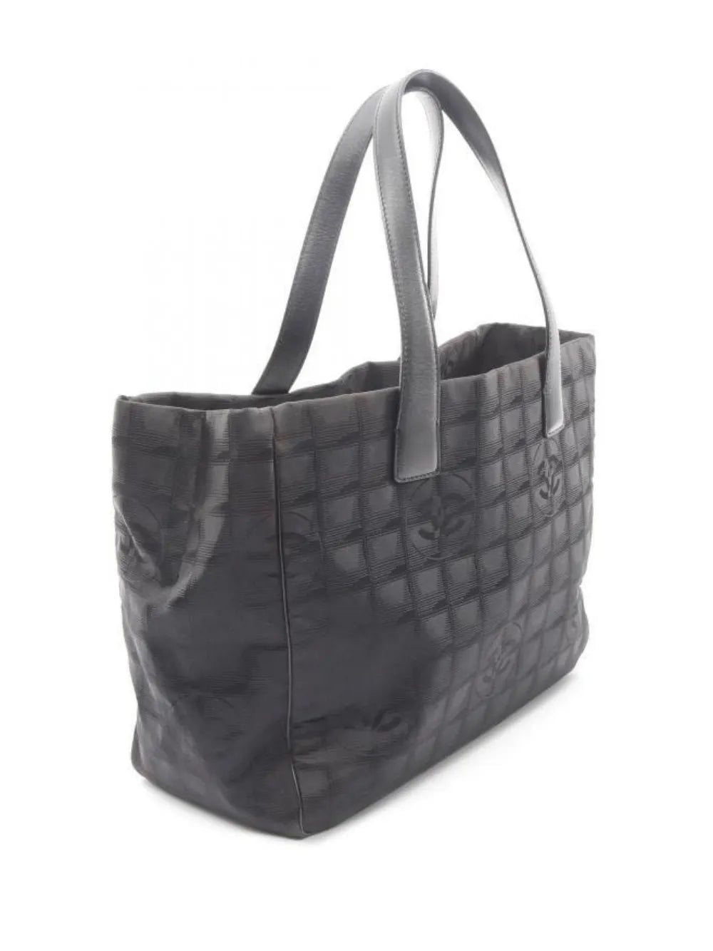 Chanel Pre Owned 2000 2002 Leather Travel Line Tote Bag — Same as shown — Size One Size — Side View