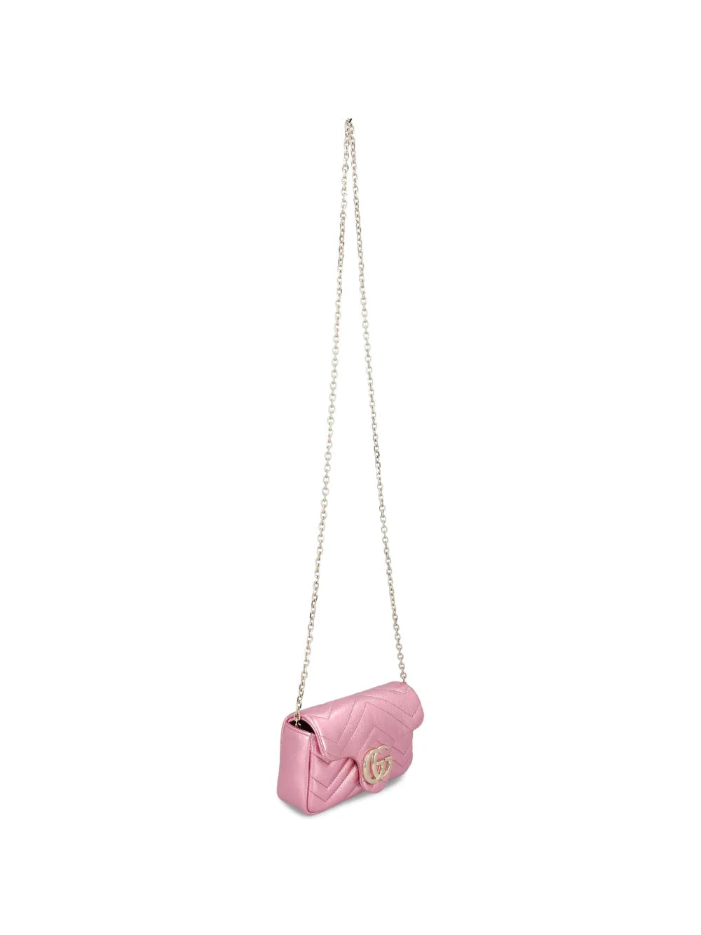 Gucci Gg Chevron Quilted Shoulder Bag — Same as shown — Size One Size — Back View