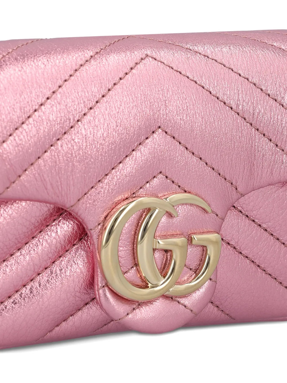 Gucci Gg Chevron Quilted Shoulder Bag — Same as shown — Size One Size — Top View