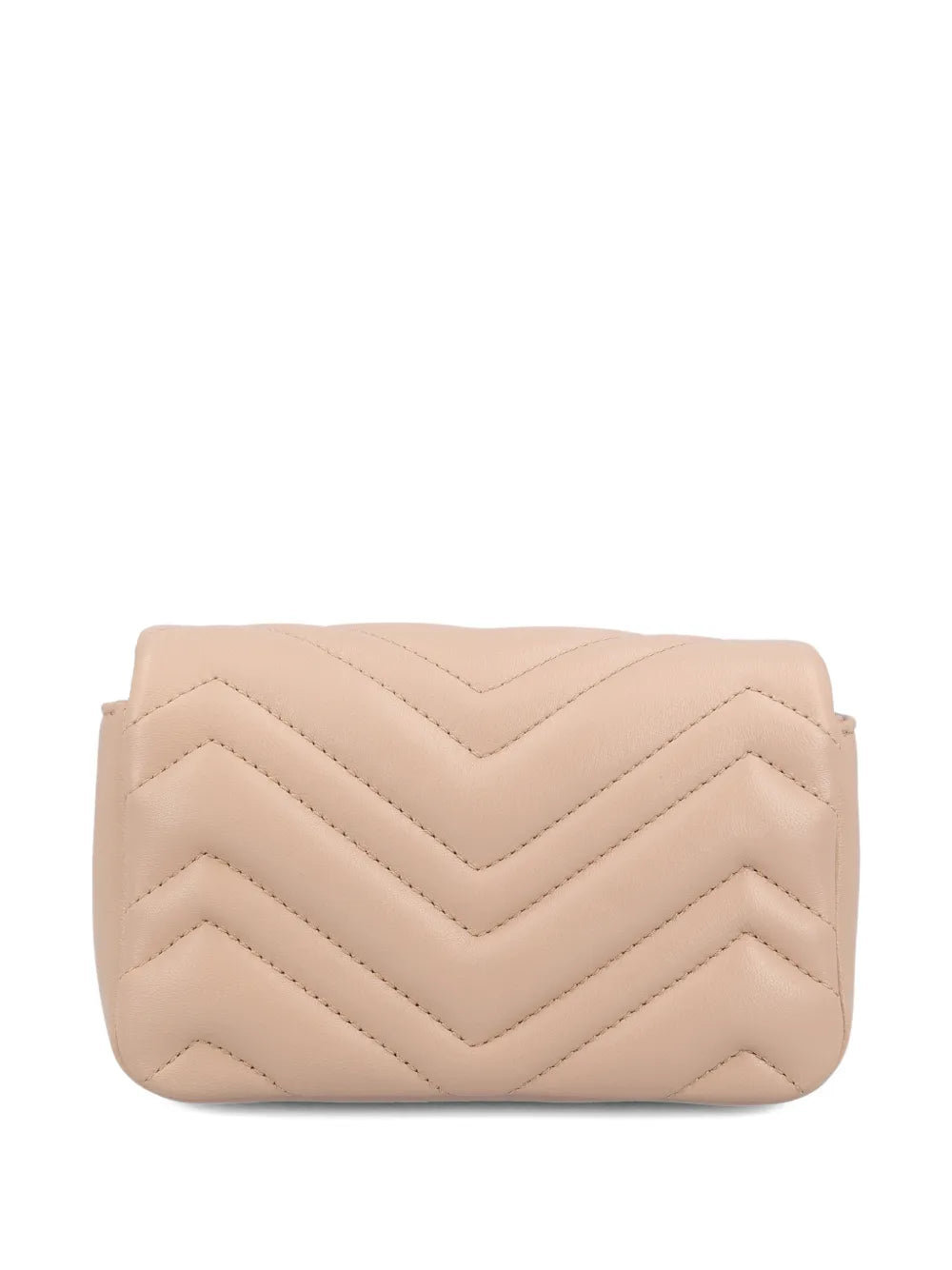 Gucci Chevron Logo Calfskin Shoulder Bag — Same as shown — Size One Size — Side View
