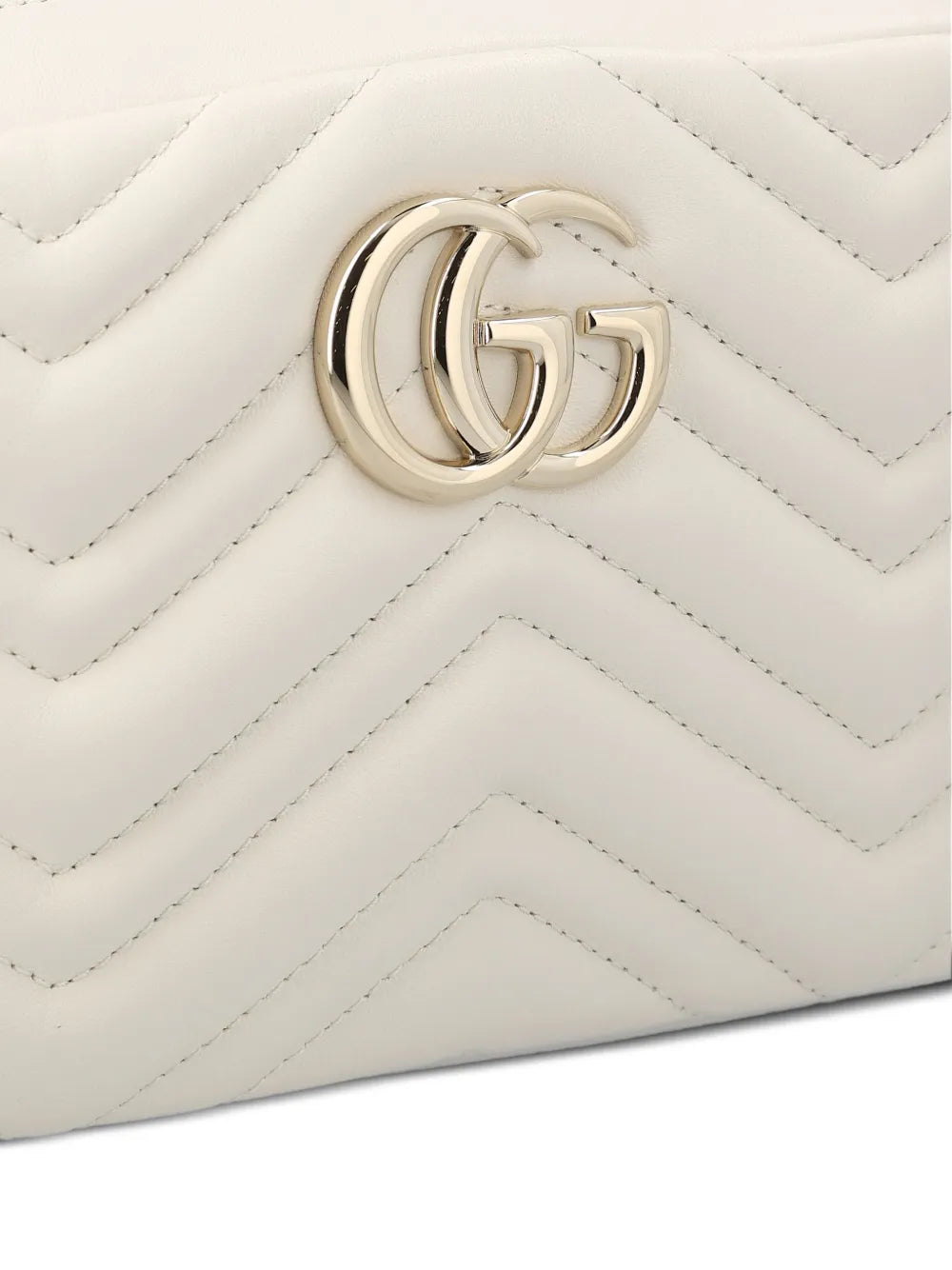 Gucci Small Gg Marmont Chevron Shoulder Bag — Same as shown — Size One Size — Top View