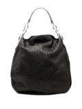 Christian Dior Pre Owned 2007 Woven Lambskin Soft Lady Dior Hobo Bag — Same as shown — Size One Size — Front View