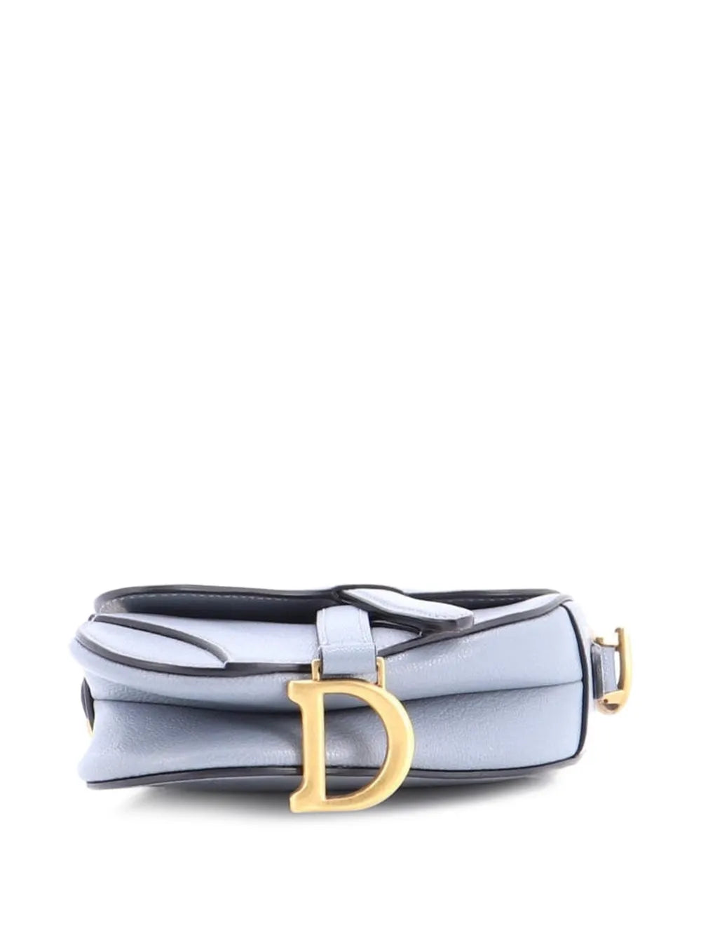 Christian Dior Pre Owned Saddle Handbag With Strap Leather Micro Shoulder Bag — Same as shown — Size One Size — Back View