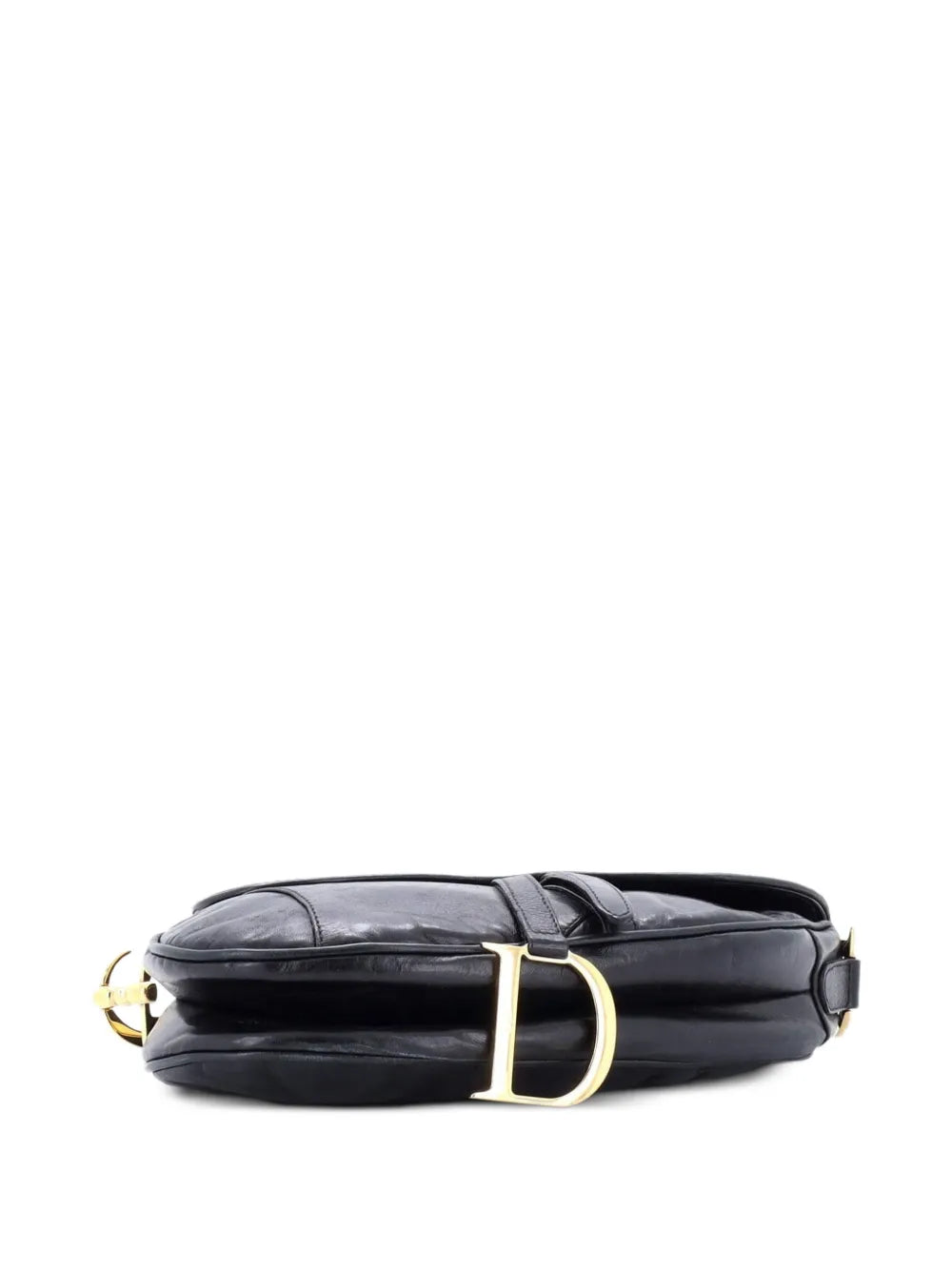 Christian Dior Pre Owned Vintage Saddle Bag Leather Medium Shoulder Bag — Same as shown — Size One Size — Back View