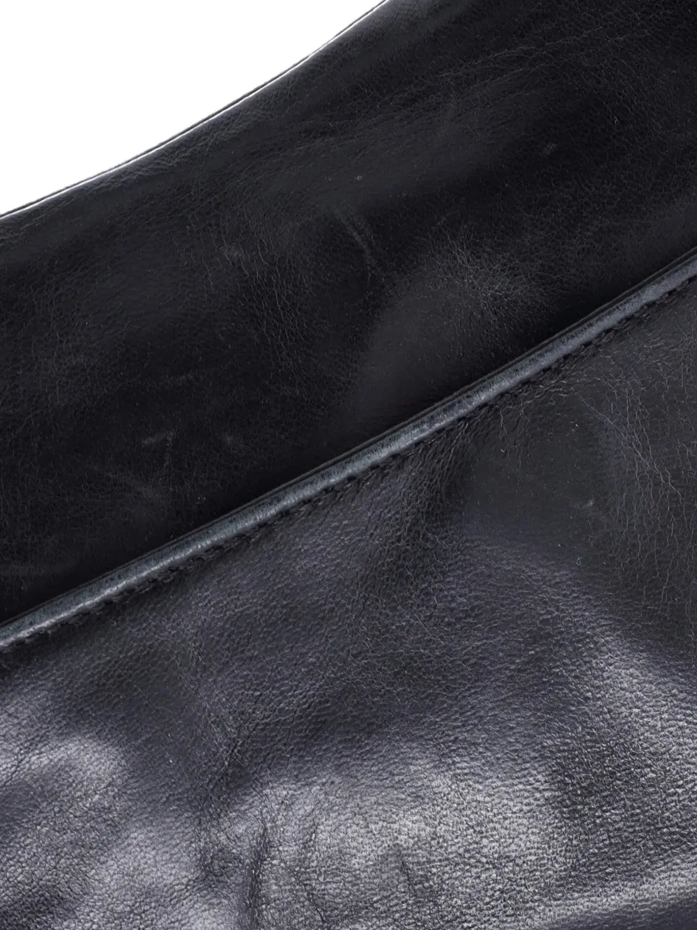 Christian Dior Pre Owned Vintage Saddle Bag Leather Medium Shoulder Bag — Same as shown — Size One Size — Top View