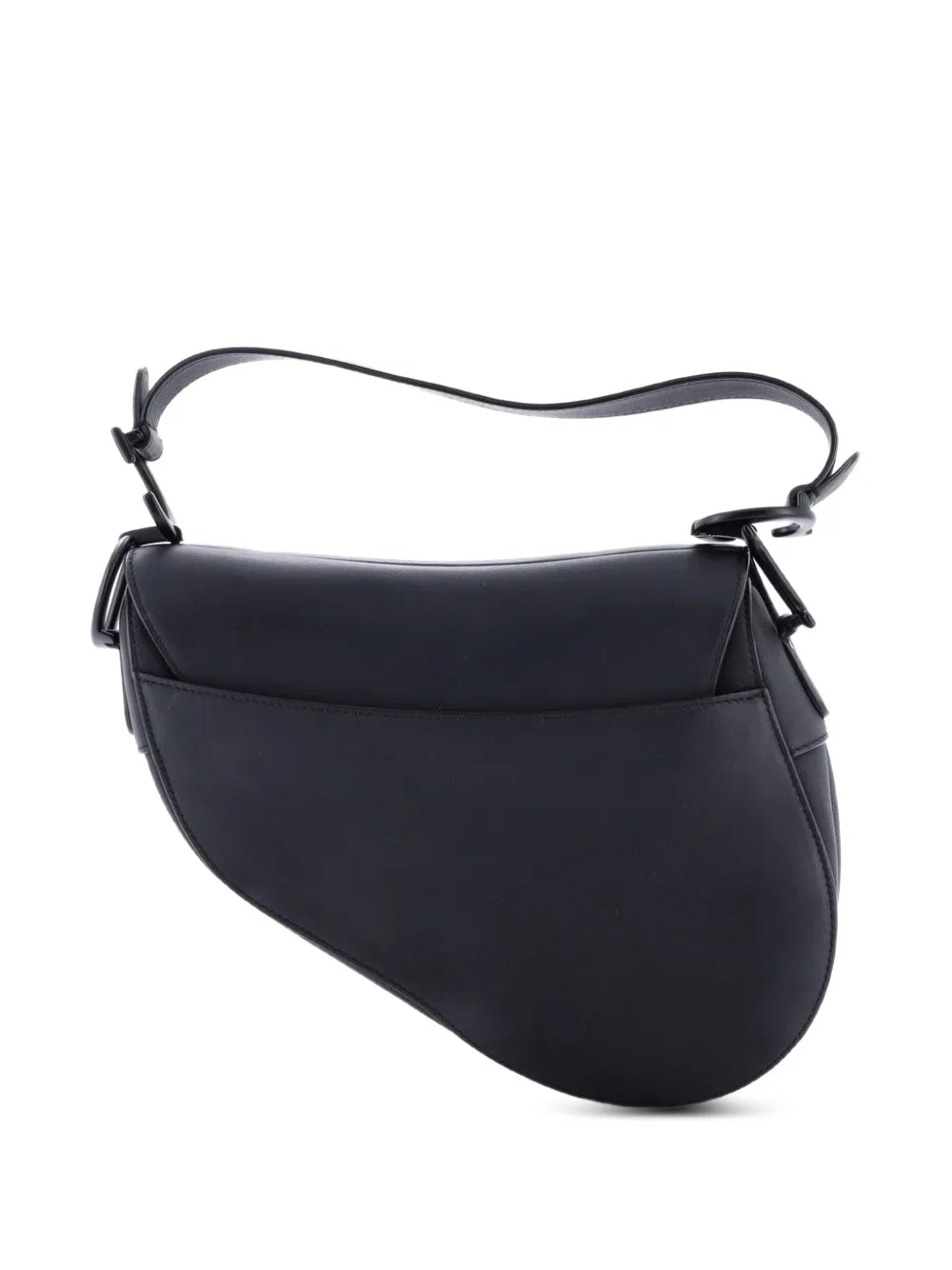Christian Dior Pre Owned Ultra Matte Saddle Handbag Leather Medium Shoulder Bag — Same as shown — Size One Size — Side View