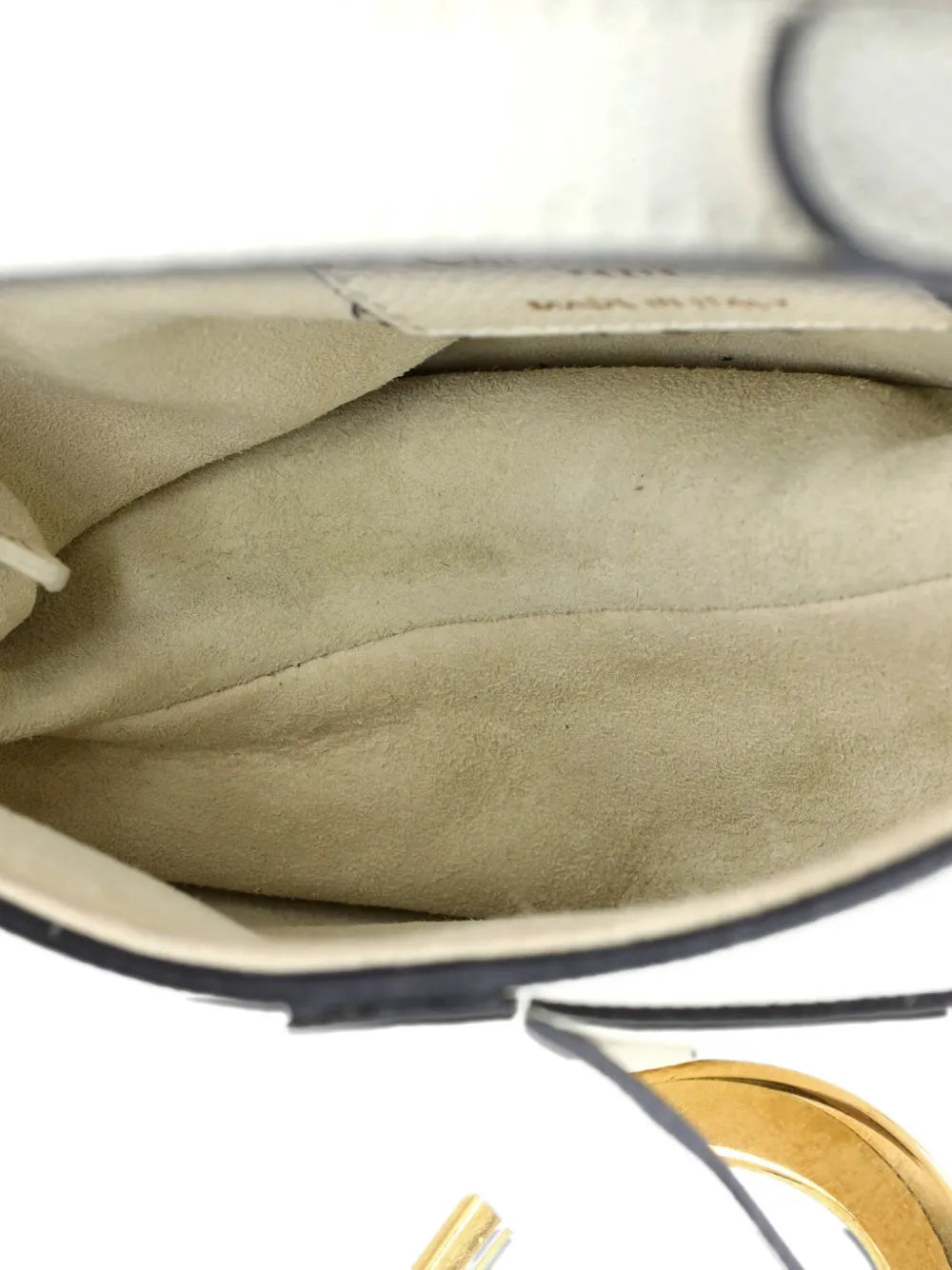 Christian Dior Pre Owned Saddle Handbag Leather Mini Shoulder Bag — Same as shown — Size One Size — Detail View