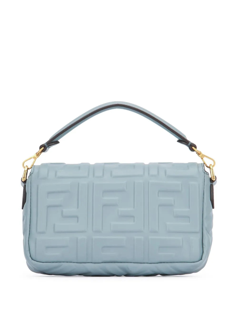 Fendi Mini Baguette Embossed Logo Shoulder Bag — Same as shown — Size One Size — Side View