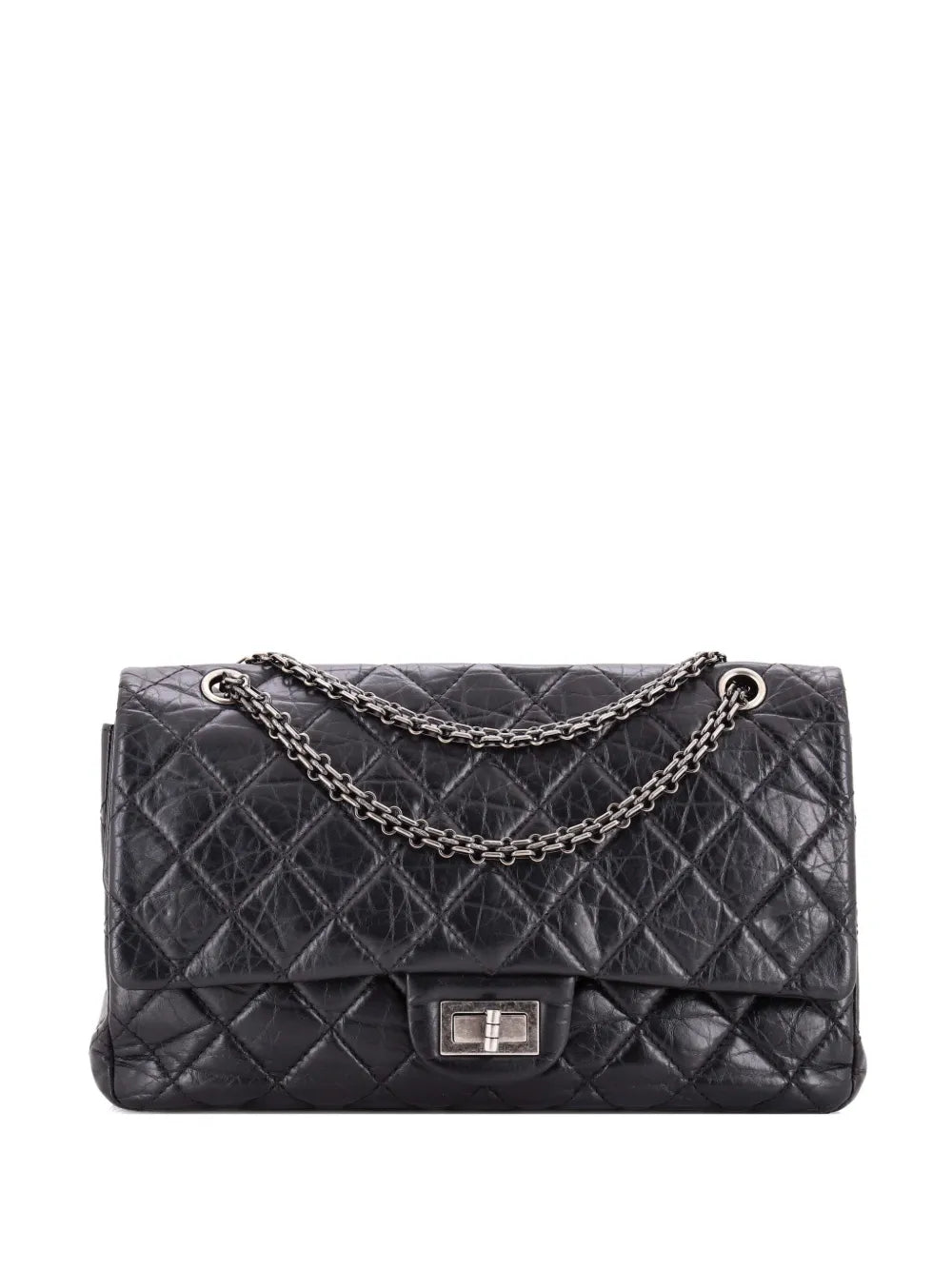 Chanel Pre Owned Reissue 255 Flap Bag Quilted Aged Calfskin 227 Shoulder Bag — Same as shown — Size One Size — Front View