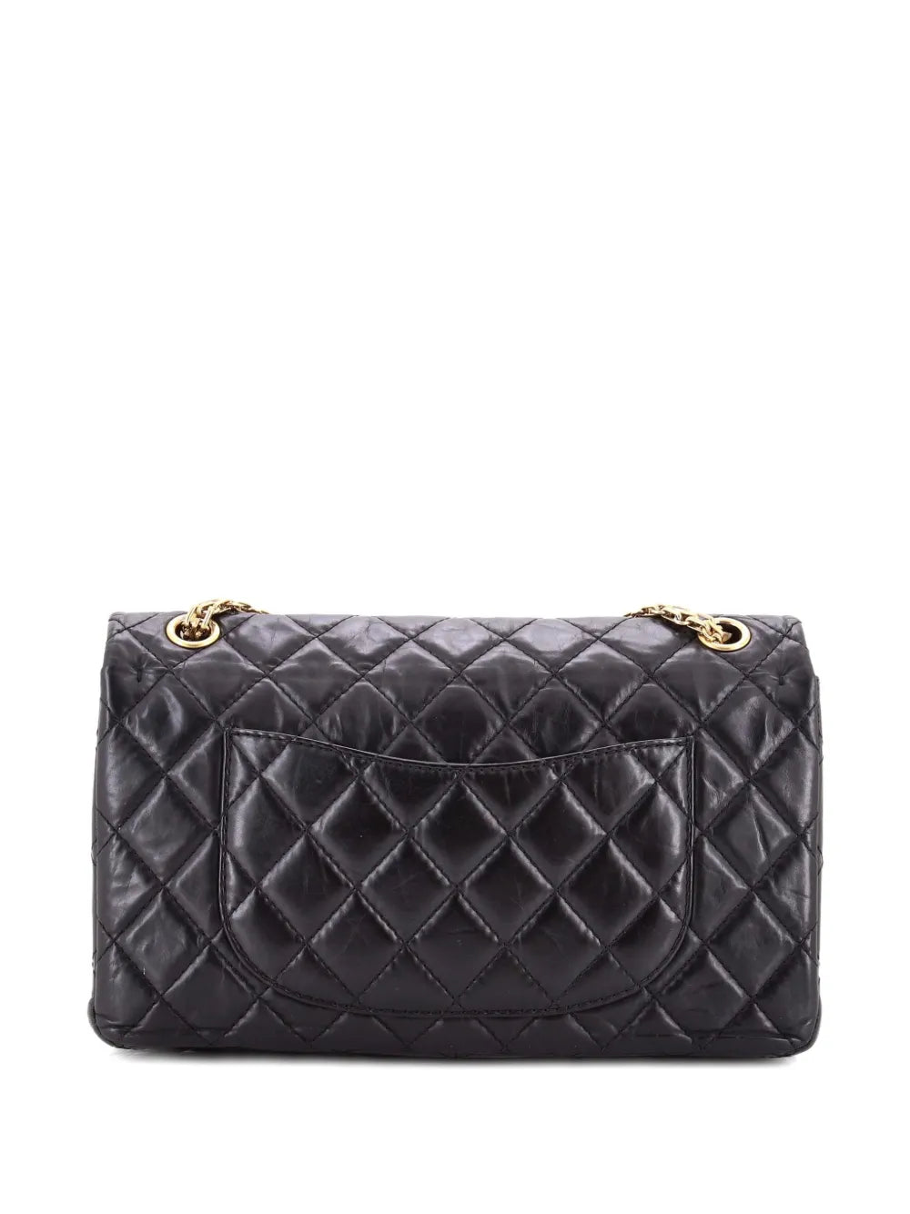 Chanel Pre Owned Reissue 255 Flap Bag Quilted Aged Calfskin 226 Shoulder Bag — Same as shown — Size One Size — Side View