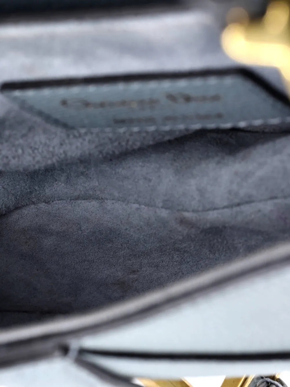 Christian Dior Pre Owned Saddle Handbag Leather Mini Shoulder Bag — Same as shown — Size One Size — Detail View