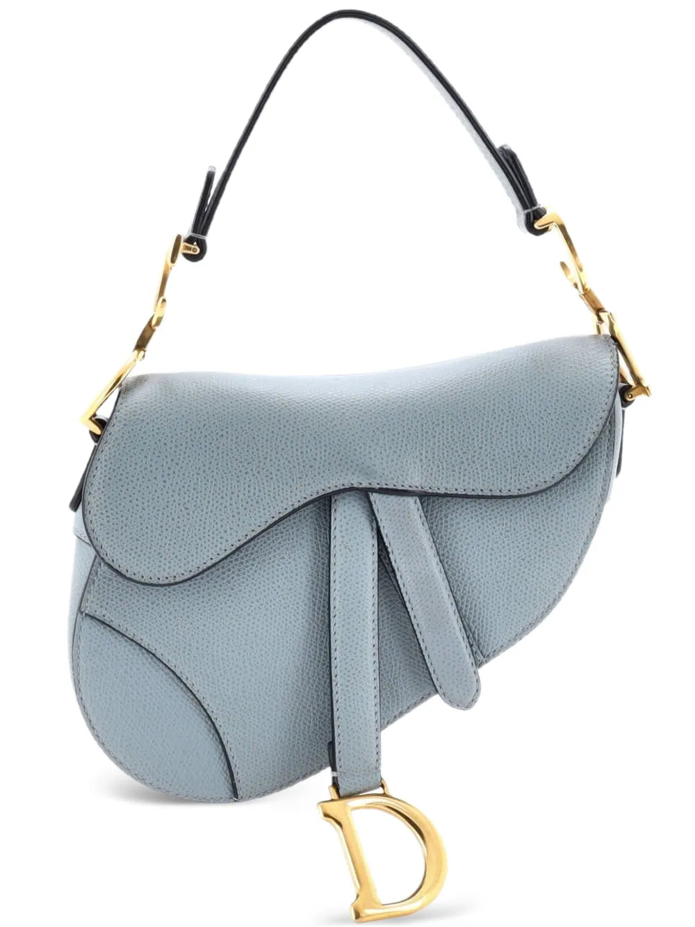 Christian Dior Pre Owned Saddle Handbag Leather Mini Shoulder Bag — Same as shown — Size One Size — Front View