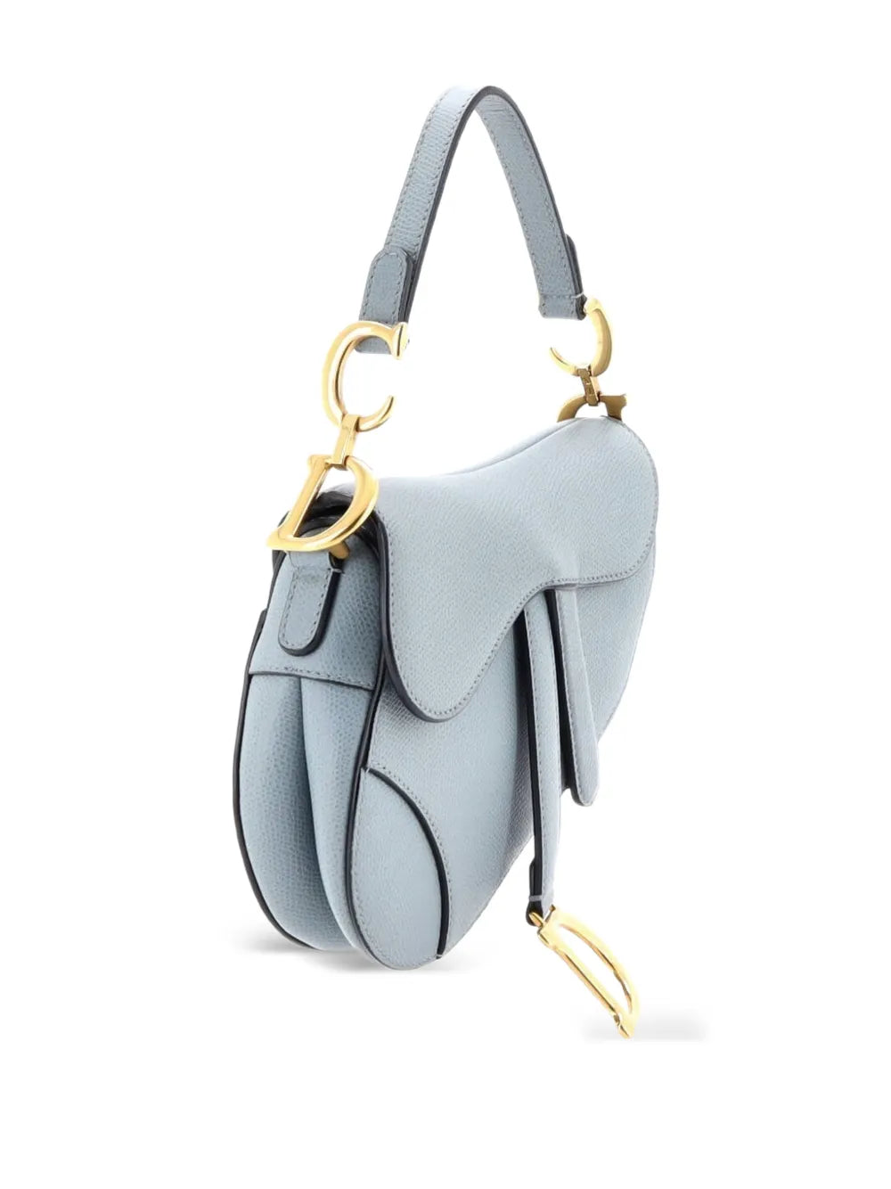 Christian Dior Pre Owned Saddle Handbag Leather Mini Shoulder Bag — Same as shown — Size One Size — Back View
