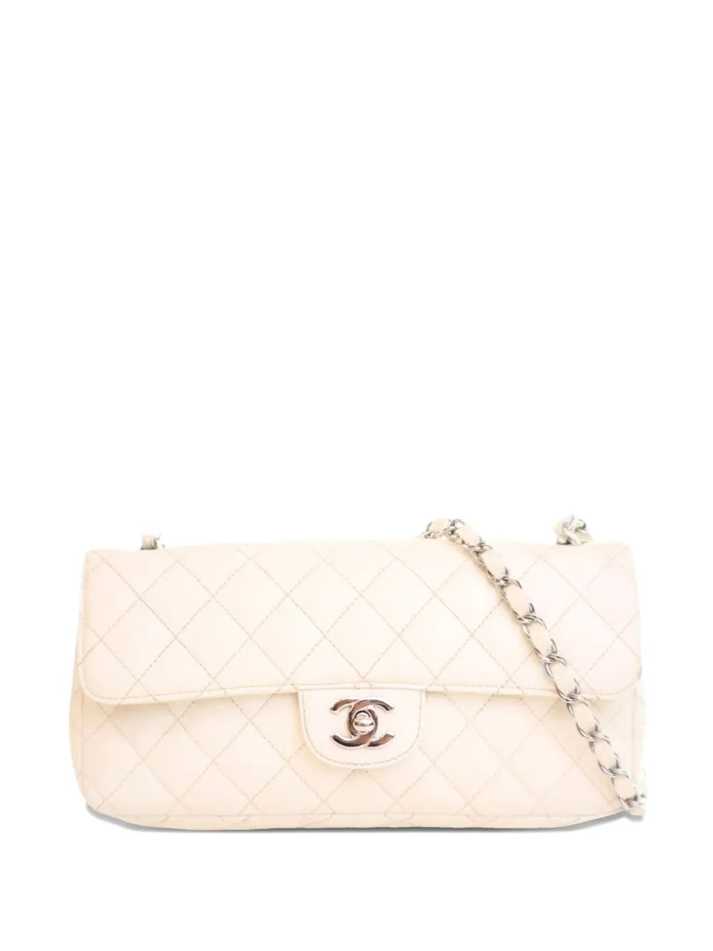 Chanel Pre Owned 2004 2005 Classic Caviar East West Single Flap Shoulder Bag — Same as shown — Size One Size — Front View