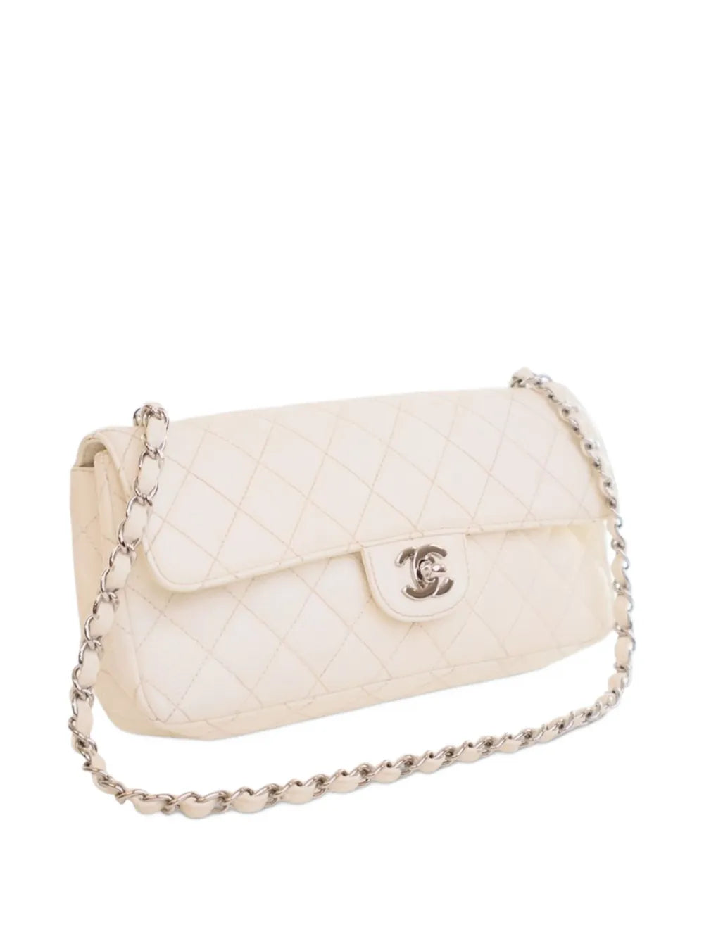 Chanel Pre Owned 2004 2005 Classic Caviar East West Single Flap Shoulder Bag — Same as shown — Size One Size — Back View