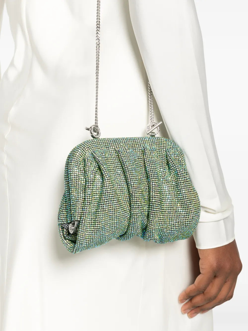 Benedetta Bruzziches Venus La Petite Embellished Clutch Bag — Same as shown — Size One Size — Side View