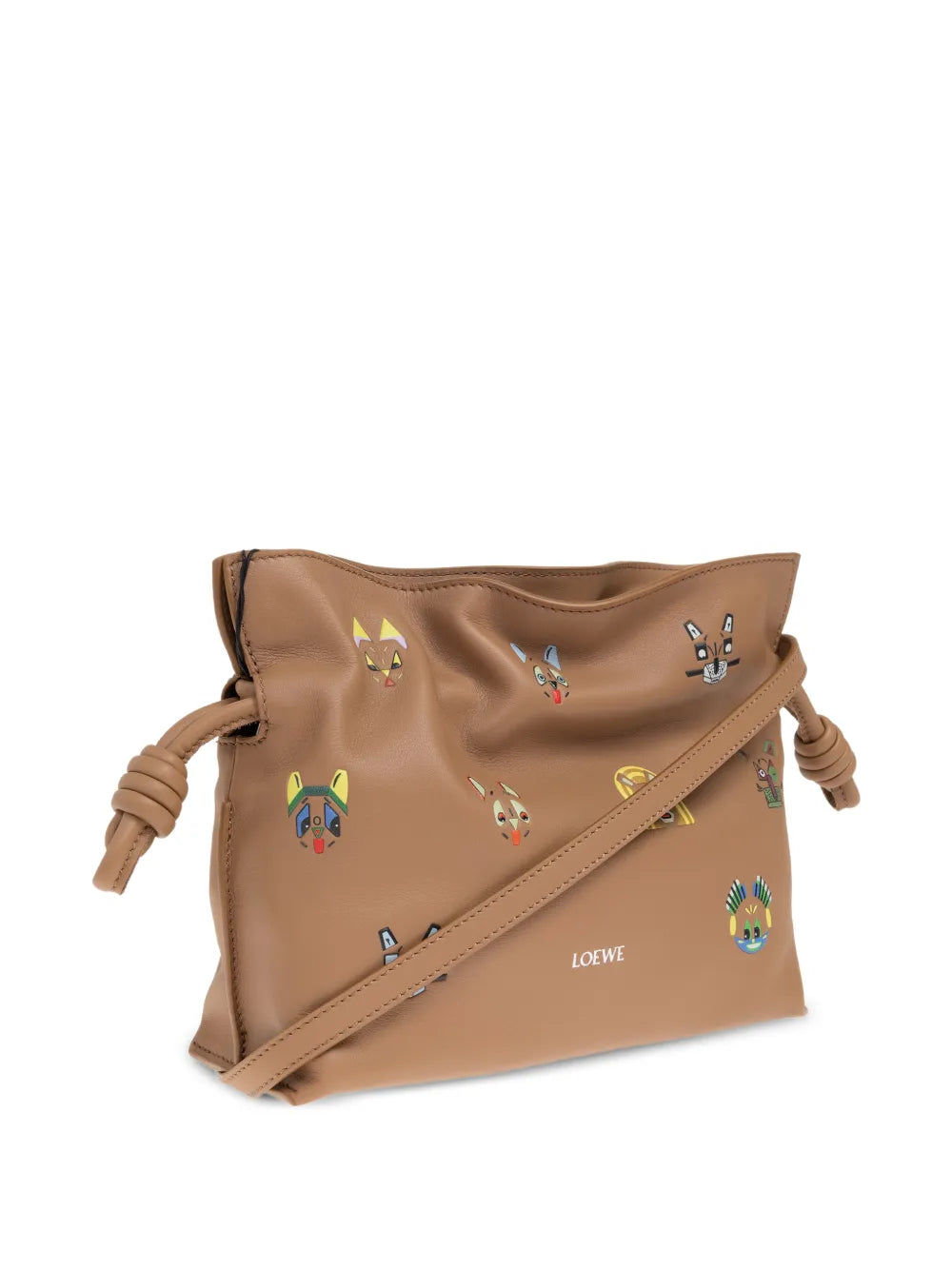 Loewe Mini Flamenco Cat Print Shoulder Bag — Same as shown — Size One Size — Top View