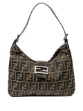 Fendi Pre Owned Logo Buckle Shoulder Bag — Same as shown — Size One Size — Front View