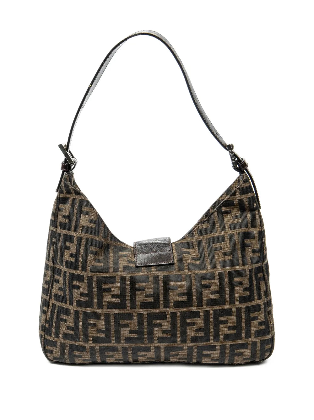 Fendi Pre Owned Logo Buckle Shoulder Bag — Same as shown — Size One Size — Side View