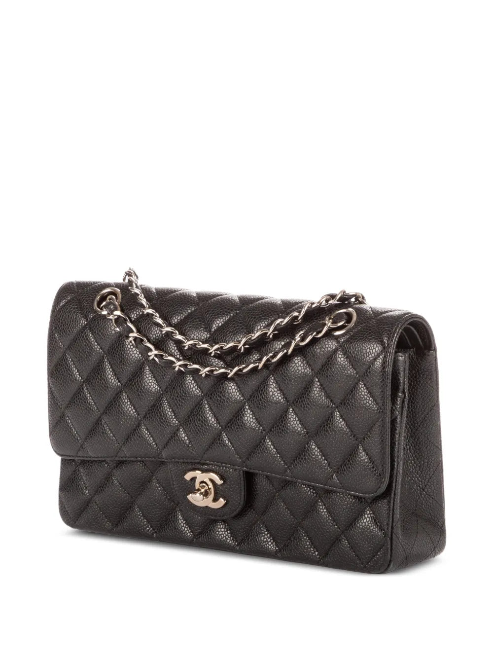 Chanel Pre Owned Classic Double Flap Quilted Shoulder Bag — Same as shown — Size One Size — Back View