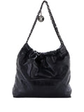 Chanel Pre Owned 22 Chain Quilted Calfskin Large Hobo Bag — Same as shown — Size One Size — Front View