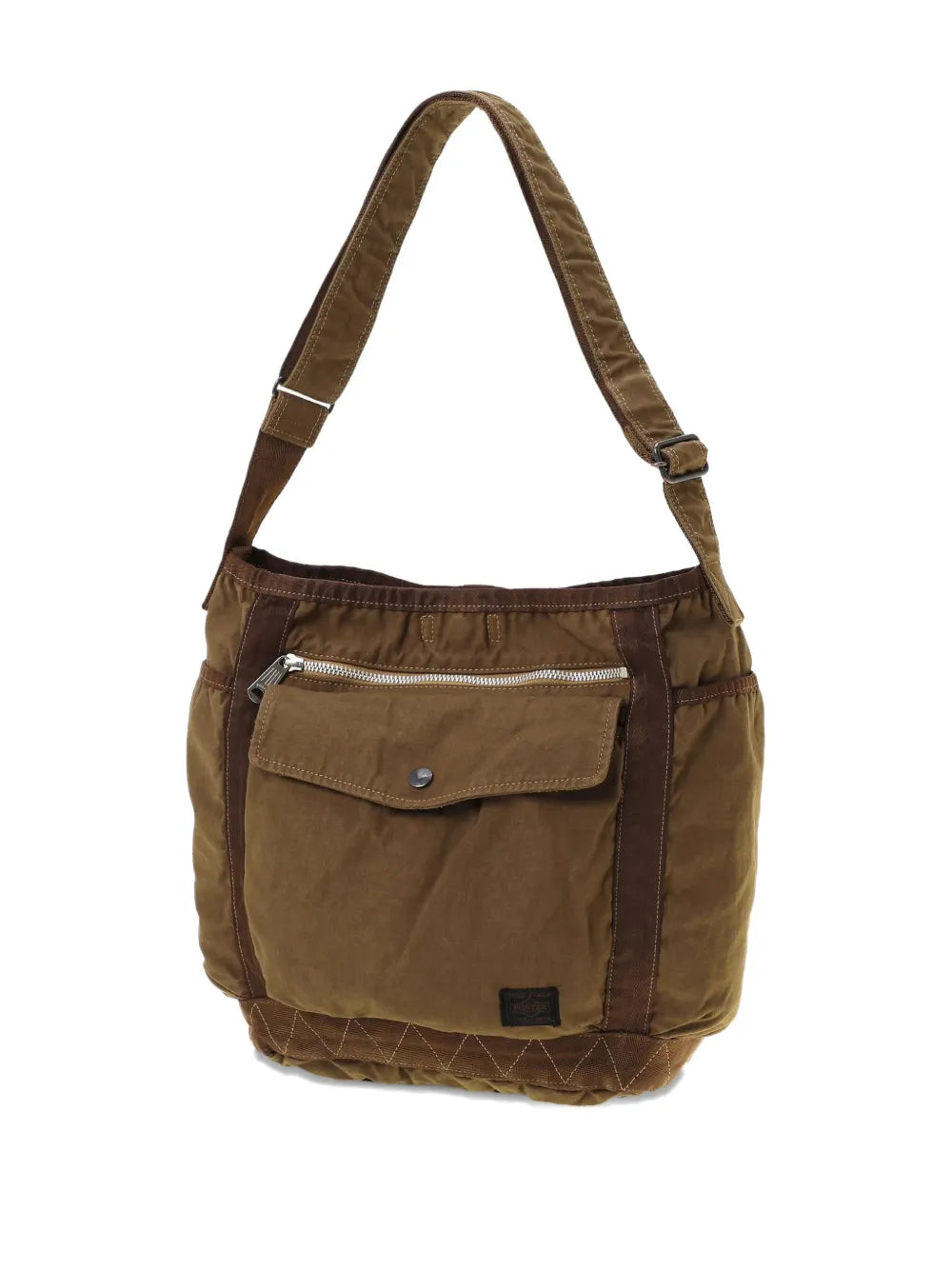 Porter Yoshida Co Zip Pocket Shoulder Bag — Same as shown — Size One Size — Back View