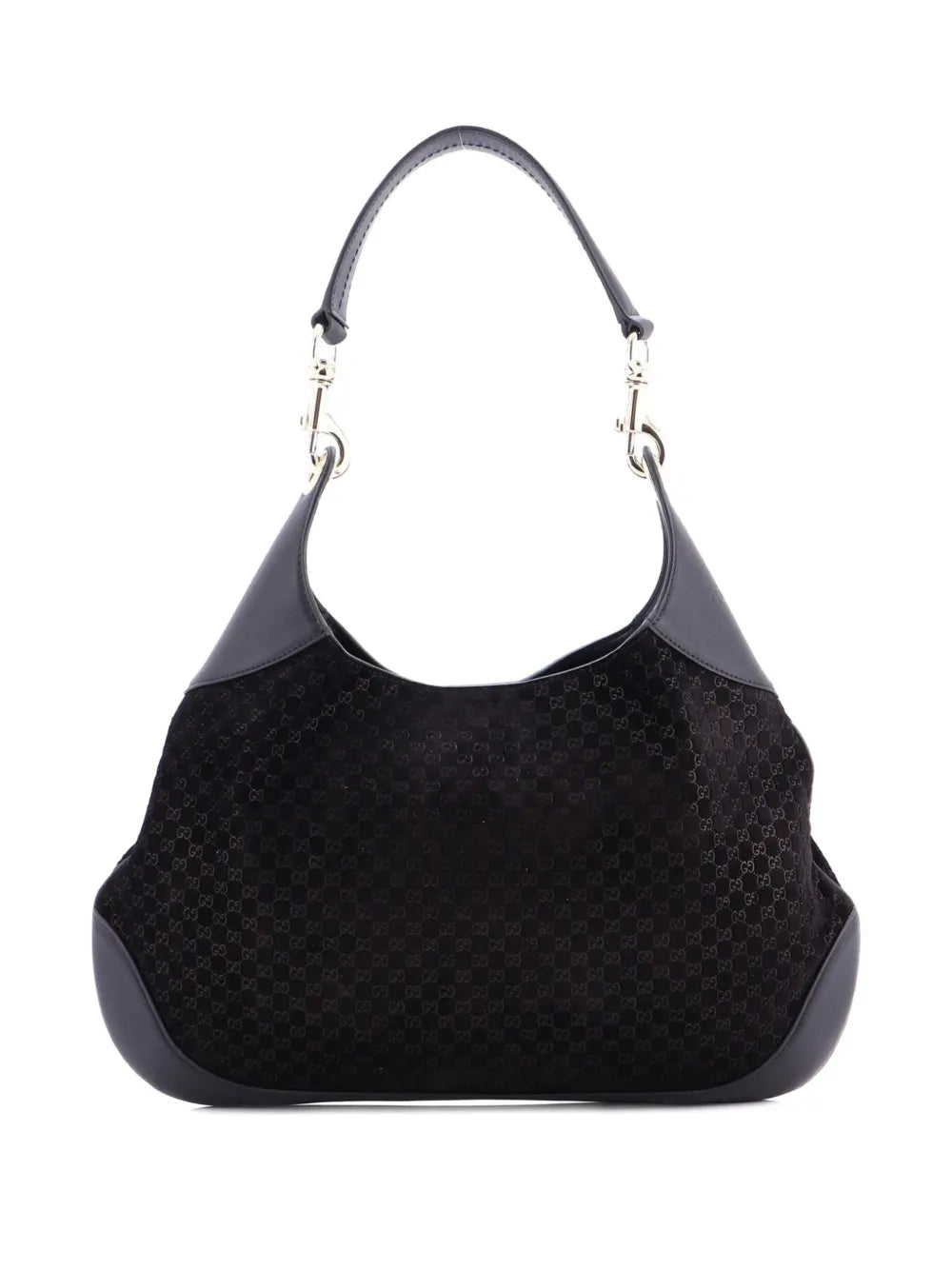 Gucci Pre Owned B Gg Suede Medium Shoulder Bag — Same as shown — Size One Size — Side View