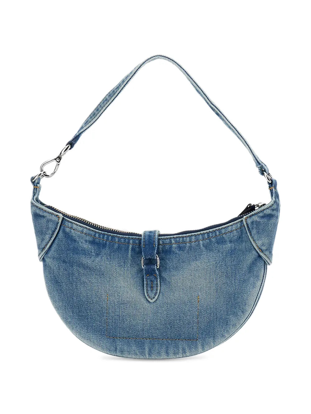 Polo Ralph Lauren Buckle Detail Denim Shoulder Bag — Same as shown — Size One Size — Side View